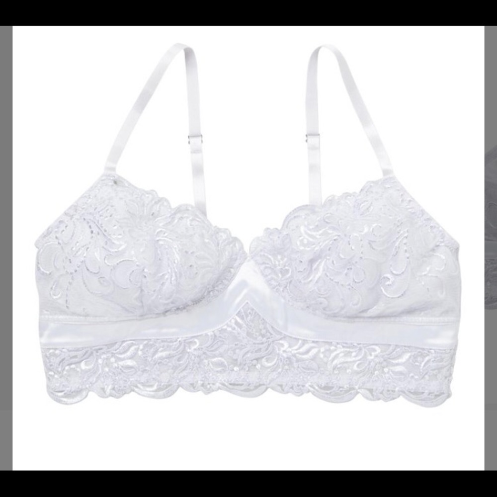 Free People Evelina Lavender Bralette